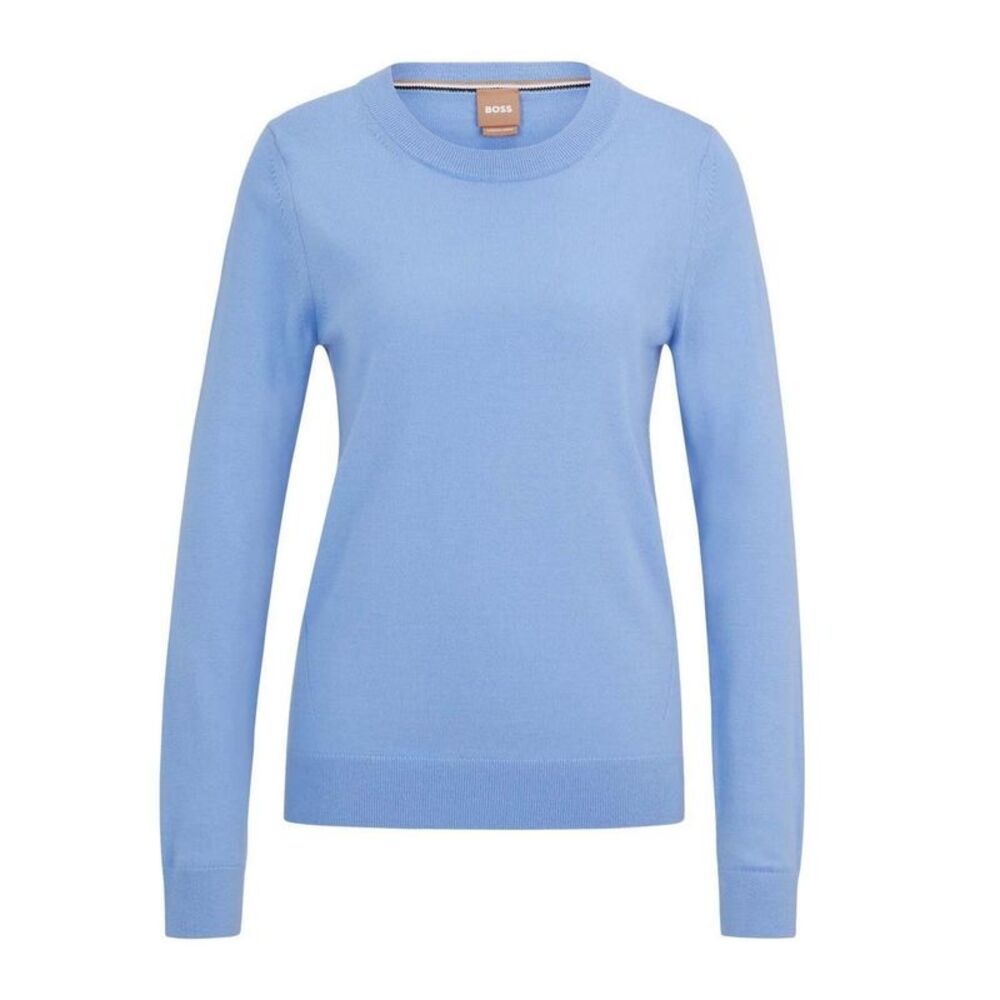 Boss Womens/Ladies Virgin Wool Sweater / Blue